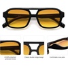 image:imageSOJOS Retro Aviator Sunglasses for Womens Mens Polarized Trendy Square Designer Inspired Shades 80s 90s Sun Glasses SJ2342Orange