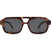 image:imageSOJOS Retro Aviator Sunglasses for Womens Mens Polarized Trendy Square Designer Inspired Shades 80s 90s Sun Glasses SJ2342Tortoise Grey