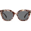 image:imageSOJOS Retro Cat Eye Acetate Polarized Sunglasses Women Men Wide Y2K Sun Glasses UV400 Protection ReefMulticolorGrey