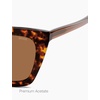 image:imageSOJOS Retro Cat Eye Acetate Polarized Sunglasses Women Men Wide Y2K Sun Glasses UV400 Protection ReefTurquoiseBrown