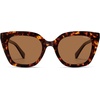image:imageSOJOS Retro Cat Eye Acetate Polarized Sunglasses Women Men Wide Y2K Sun Glasses UV400 Protection ReefTurquoiseBrown