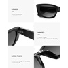 image:imageSOJOS Retro Cat Eye Polarized Sunglasses for Women Designer Inspired Sunnies UV400 Protection SJ2607BlackGrey
