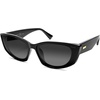 image:imageSOJOS Retro Cat Eye Polarized Sunglasses for Women Designer Inspired Sunnies UV400 Protection SJ2607BlackGrey