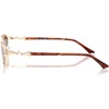 image:imageSOJOS Retro Cat Eye Sunglasses Women Men Acetate Metal Frame Trendy Designer UV400 Sun Glasses Staghorn CoralGoldBrown