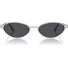 image:imageSOJOS Retro Cat Eye Sunglasses Women Men Acetate Metal Frame Trendy Designer UV400 Sun Glasses Staghorn CoralGoldGrey
