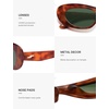 image:imageSOJOS Retro Cat Eye Sunglasses for Women Polarized UV400 Designer Inspired Sun Glasses SJ2617ATortoiseGreen