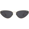 image:imageSOJOS Retro Cateye Sunglasses Womens Trendy Narrow UV400 Protection Sun Glasses EnchantressGrey