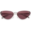 image:imageSOJOS Retro Cateye Sunglasses Womens Trendy Narrow UV400 Protection Sun Glasses EnchantressRed
