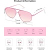 image:imageSOJOS Retro Hexagon Aviator Sunglasses for Women Men Trendy Vintage UV400 Protection Shades SJ1200PinkGradient Pink