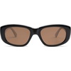image:imageSOJOS Retro Large Rectangle Polarized Sunglasses Womens Mens Vintage Thick Chunky Frame 80s 90s Large Shades SJ2374Brown