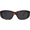image:imageSOJOS Retro Large Rectangle Polarized Sunglasses Womens Mens Vintage Thick Chunky Frame 80s 90s Large Shades SJ2374Demi