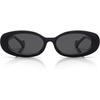 image:imageSOJOS Retro Oval Polarized Acetate LimitedEdition Sunglasses for Women Vintage Designer UV400 Protection VeronicaBlack