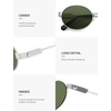 image:imageSOJOS Retro Oval Polarized Sunglasses Womens MenTrendy Round 90s Shades SJ1281Silver Frame Green Lens