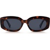 image:imageSOJOS Retro Oval Polarized Sunglasses Womens Trendy Sun Glasses Vintage Shades UV400 SJ2386Dark Tortoise  Grey