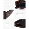 image:imageSOJOS Retro Oval Polarized Sunglasses Womens Trendy Sun Glasses Vintage Shades UV400 SJ2386Dark Tortoise  Grey