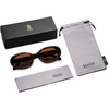 image:imageSOJOS Retro Oval Polarized Sunglasses for Women Men 90s Vintage UV400 Protection Tiny Sun Glasses SJ2286Amber TortoiseBrown
