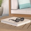 image:imageSOJOS Retro Oval Polarized Sunglasses for Women Men 90s Vintage UV400 Protection Tiny Sun Glasses SJ2286BlackGrey