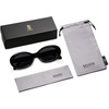 image:imageSOJOS Retro Oval Polarized Sunglasses for Women Men 90s Vintage UV400 Protection Tiny Sun Glasses SJ2286BlackGrey