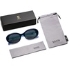image:imageSOJOS Retro Oval Polarized Sunglasses for Women Men 90s Vintage UV400 Protection Tiny Sun Glasses SJ2286BlueGrey