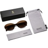 image:imageSOJOS Retro Oval Polarized Sunglasses for Women Men 90s Vintage UV400 Protection Tiny Sun Glasses SJ2286BrownBrown