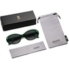 image:imageSOJOS Retro Oval Polarized Sunglasses for Women Men 90s Vintage UV400 Protection Tiny Sun Glasses SJ2286GreenGradient Grey