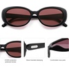 image:imageSOJOS Retro Oval Polarized Sunglasses for Women Men Big Vintage 90s Style Womens Mens Sunnies SJ2369BlackBurgundy
