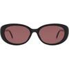 image:imageSOJOS Retro Oval Polarized Sunglasses for Women Men Big Vintage 90s Style Womens Mens Sunnies SJ2369BlackBurgundy