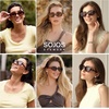 image:imageSOJOS Retro Oval Polarized Sunglasses for Women Men Big Vintage 90s Style Womens Mens Sunnies SJ2369BlackGrey