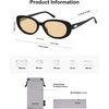 image:imageSOJOS Retro Oval Polarized Sunglasses for Women Men Big Vintage 90s Style Womens Mens Sunnies SJ2369BlackLight Brown