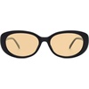 image:imageSOJOS Retro Oval Polarized Sunglasses for Women Men Big Vintage 90s Style Womens Mens Sunnies SJ2369BlackLight Brown