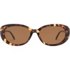image:imageSOJOS Retro Oval Polarized Sunglasses for Women Men Big Vintage 90s Style Womens Mens Sunnies SJ2369Brown TortoiseBrown