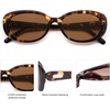 image:imageSOJOS Retro Oval Polarized Sunglasses for Women Men Big Vintage 90s Style Womens Mens Sunnies SJ2369Brown TortoiseBrown