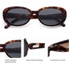 image:imageSOJOS Retro Oval Polarized Sunglasses for Women Men Big Vintage 90s Style Womens Mens Sunnies SJ2369Dark TortoiseLight Grey