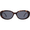 image:imageSOJOS Retro Oval Polarized Sunglasses for Women Men Big Vintage 90s Style Womens Mens Sunnies SJ2369Dark TortoiseLight Grey