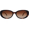 image:imageSOJOS Retro Oval Polarized Sunglasses for Women Men Big Vintage 90s Style Womens Mens Sunnies SJ2369TortoiseGradient Brown