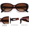 image:imageSOJOS Retro Oval Polarized Sunglasses for Women Men Big Vintage 90s Style Womens Mens Sunnies SJ2369TortoiseGradient Brown