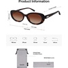 image:imageSOJOS Retro Oval Polarized Sunglasses for Women Men Big Vintage 90s Style Womens Mens Sunnies SJ2369TortoiseGradient Brown