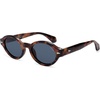 image:imageSOJOS Retro Oval Polarized Sunglasses for Women Men Chic Trendy 90s Sunnies Shades UV protection Sun Glasses SJ2630Tortoise Frame Grey Lens