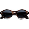 image:imageSOJOS Retro Oval Polarized Sunglasses for Women Men Chic Trendy 90s Sunnies Shades UV protection Sun Glasses SJ2630Tortoise Frame Grey Lens