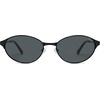 image:imageSOJOS Retro Oval Polarized Sunglasses for Women Men Trendy Chic Cat Eye 90s Y2K Sunnies SJ1266BlackGrey