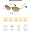 image:imageSOJOS Retro Oval Polarized Sunglasses for Women Men Trendy Chic Cat Eye 90s Y2K Sunnies SJ1266SilverLight Brown Gradient