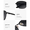 image:imageSOJOS Retro Oval Polarized Sunglasses for Women Men Vintage 90s Style Womens Mens Sunnies Sun Glasses SJ1245BlackGrey Grading