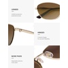 image:imageSOJOS Retro Oval Polarized Sunglasses for Women Men Vintage 90s Style Womens Mens Sunnies Sun Glasses SJ1245GoldBrown Grading