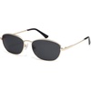 image:imageSOJOS Retro Oval Polarized Sunglasses for Women Men Vintage 90s Style Womens Mens Sunnies Sun Glasses SJ1245GoldGrey