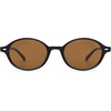 image:imageSOJOS Retro Oval Round Polarized Sunglasses Womens Mens Small Chic Vintage Trendy Sunnies SJ2611BlackBrown
