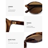 image:imageSOJOS Retro Oval Round Polarized Sunglasses Womens Mens Small Chic Vintage Trendy Sunnies SJ2611Brown TortoiseBrown