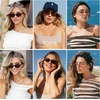 image:imageSOJOS Retro Oval Round Polarized Sunglasses Womens Mens Small Chic Vintage Trendy Sunnies SJ2611Dark TortoiseGrey