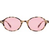image:imageSOJOS Retro Oval Round Polarized Sunglasses Womens Mens Small Chic Vintage Trendy Sunnies SJ2611Light TortoisePink Tint