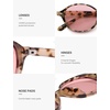 image:imageSOJOS Retro Oval Round Polarized Sunglasses Womens Mens Small Chic Vintage Trendy Sunnies SJ2611Light TortoisePink Tint