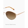 image:imageSOJOS Retro Oval Sunglasses for Women Men 90s Sunnies Lightweight Metal Frame Classic UV Protection Shades EliseBrownBrown